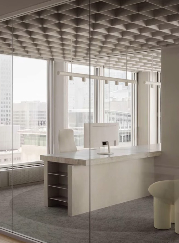 Rnovation d'aires de bureaux par Hunic Construction à Montréal.
