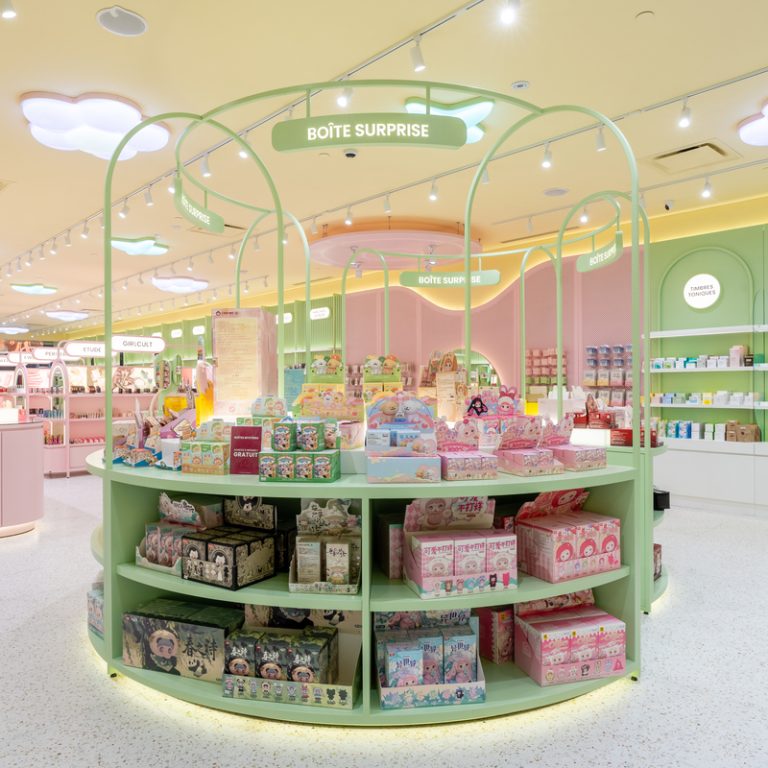 Réalisations commerciale par Hunic construction - Sukoshi, produits de beauté.