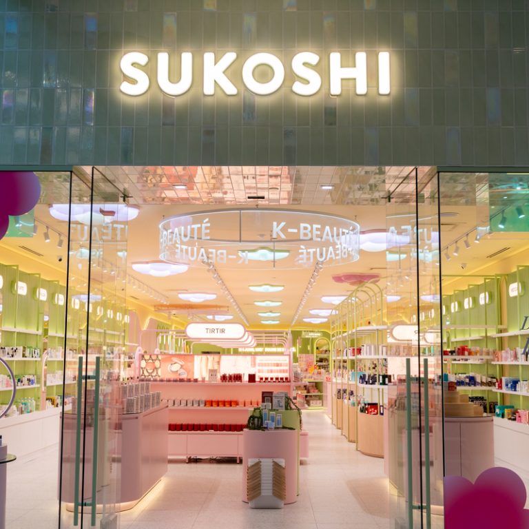 Réalisations commerciale par Hunic construction - Sukoshi, produits de beauté.